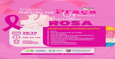 Programa Saúde na Praça - Outubro Rosa - 2024