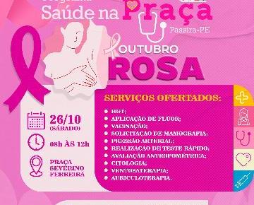 Programa Saúde na Praça - Outubro Rosa - 2024