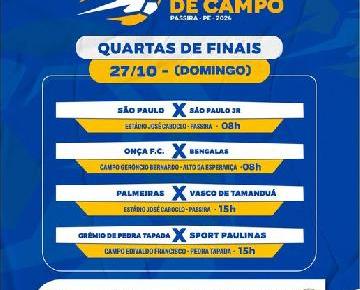 Quartas de finais do 3º Campeonato Municipal de Futebol…